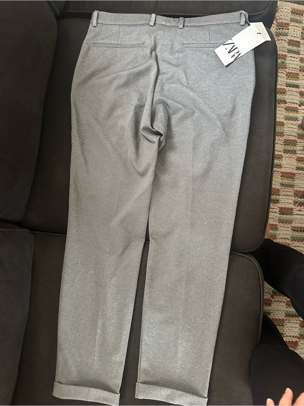 Zara Silver Trousers